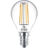 Philips LED Cla 40W P45 E14 2700K sklo