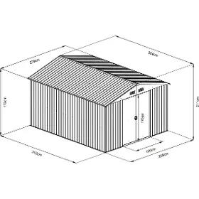 Zahradní domek - Fieldmann FZDO 1009 - 5