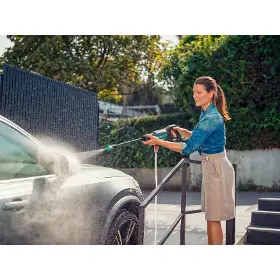 Vysokotlaký čistič - Gardena Akumulátorový středotlaký čistič AquaClean 24/18V P4A - bez akumulátoru - 10