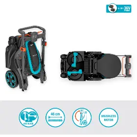 Akumulátorová kosačka - Gardena Akumulátorová kosačka PowerMax Duo 46/36V P4A 4.0 - set - 4