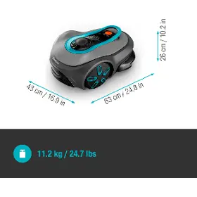 Robotická kosačka - Gardena Robotická kosačka smart SILENO free 800 m² - 3