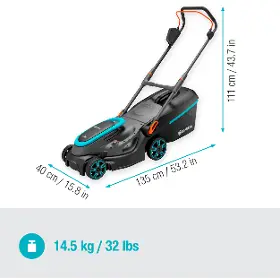 Akumulátorová kosačka - Gardena Akumulátorová kosačka PowerMax 37/36V P4A - bez akumulátora - 3
