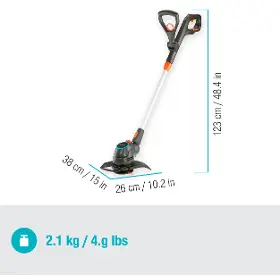 Strunová zahradní sekačka - Gardena 23/18V ComfortCut bez aku. - 4
