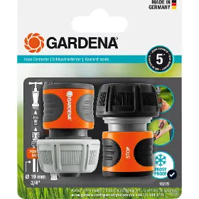 Sada koncoviek - Gardena Súprava na pripojenie hadice (2x rýchlospojka 19 mm) - 3