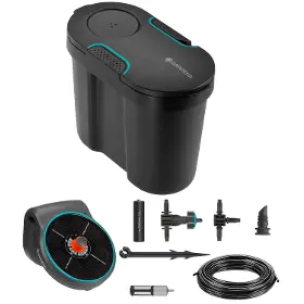 Zavlažovací sada - Gardena MDS AquaBloom (20 rostlin) se zásobníkem - 1