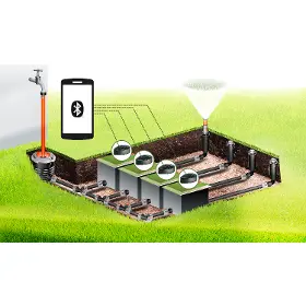 Smart zavlažovací systém - Gardena Zavlažovací ventil 9V Bluetooth - 6