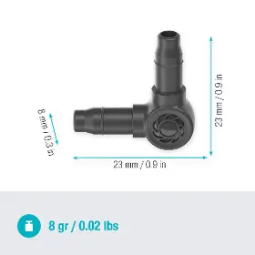 Zavlažovacie redukcie - Gardena MDS L-kus 4,6 mm - 5