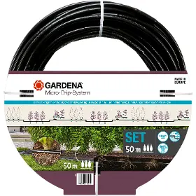 Mikro závlaha - Gardena MDS Štartovacia súprava pre živé ploty/kríky 50 m - 1