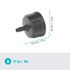 Adaptéry na zavlažovanie - Gardena MDS Spojka pre základný prístroj 4,6 mm - 4