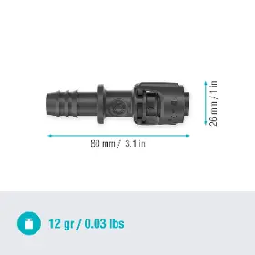 Regulačná spojka - Gardena MDS Spojka univerzálna 13 mm (1/2") - 4