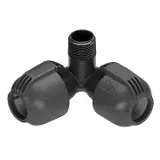 Gardena L-kus 25 mm - vonkajší závit 3/4", s rohovou prípojkou zadažďovača