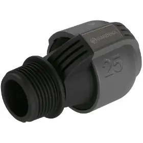Prípojky a spojky k hadiciam na zavlažovanie - Gardena Spojka 25 mm - vonkajší závit 1" - 1