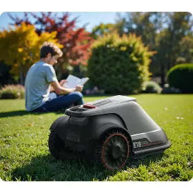 Robotická sekačka - Anker Eufy E18 šedá - 7