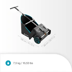Hrábě - Gardena Sběrač listí z trávníku a dlažby - 2