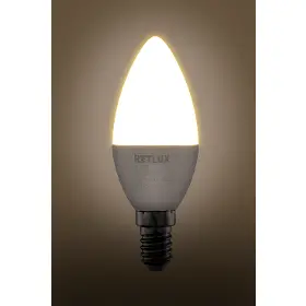 Žiarovka - Retlux RLL 626 LED žiarovka C37 E14 WW 6W C37 E14 candle  6W WW D - 2