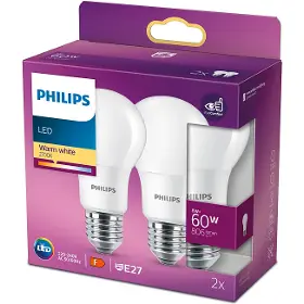 Žárovka - Philips LED 60W A60 E27 2700K - 2
