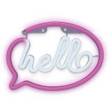 Forever LED neon Hello Pink White