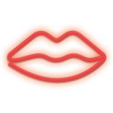 Forever LED neon Lips Red