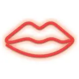 Forever LED neon Lips Red