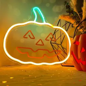 Neonové LED světla - Forever LED neon Pumpkin Orange Green - 3