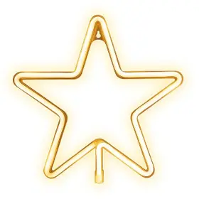 Neonové LED světla - Forever LED neon Christmas Star Warm W - 1