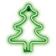 Forever LED neon Christmas Tree Green