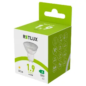 LED Reflektor žiarovka - Retlux RFL 670 LED žiarovka GU10 WW 1,9W - 4