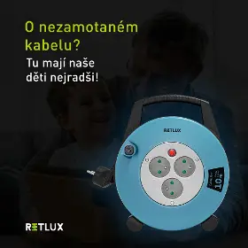 Prodlužovací kabel - Retlux RPC 54 Prodlužovací kabel v bubnu 10m - 9