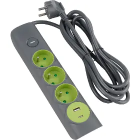 Prodlužovací kabel - Retlux RPC 73 Prodlužovací kabel 1,4 m USB A,C - 1