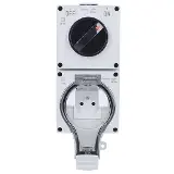 Solight 5B351 zásuvka s vypínačem IP66