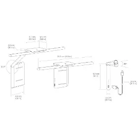 LED lineárne - Benq LaptopBar Klipová lampa White - 4