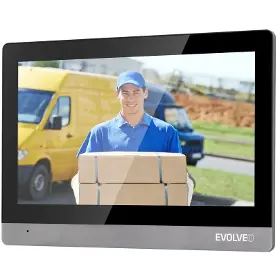Smart domovní zvonek - Evolveo DoorPhone AHD10 černo-stříbrný - 4
