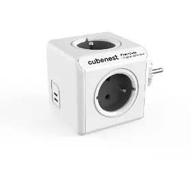 Zásuvka - Cubenest PowerCube Original USB PD 35W 2xC šedá - 1