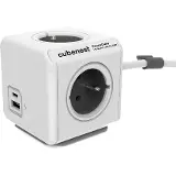 Cubenest PowerCube Extended USB PD 20W A+C šedá 1,5m