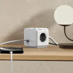 Prodlužovací kabel - Cubenest PowerCube Extended USB PD 20W A+C šedá 3m - 3