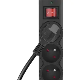 Prepäťová ochrana - Emos Prepäťová ochrana 6 zásuviek 1,5m čierna - 3