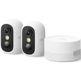 Kamerový systém - Anker Venkovní kamera eufy C35, 1080p bílá, 2ks + HomeBase Mini - 1