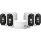 Anker Venkovní kamera eufy C35, 1080p bílá, sada 4ks+jednotka HomeBase Mini