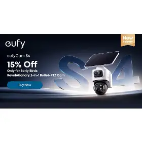 IP kamera - Anker Venkovní kamera eufy S4, 4K bílá - 2