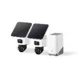 Anker Venkovní kamera eufy S4, 4K bílá, 2ks + HomeBase 3