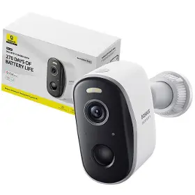 IP kamera - Baseus Venkovní kamera Security N1 Plus 2K bílá - 4