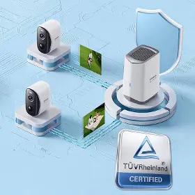 Kamerový systém - Baseus Sada 4 venkovních kamer Security N1 Plus 2K - 11