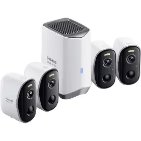 Kamerový systém - Baseus Sada 4 venkovních kamer Security N1 Plus 2K - 1