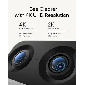 IP kamera - Anker Vnitřní kamera eufy S350, 4K bílá - 2