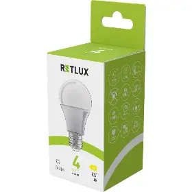 LED Classic - Retlux RLL 673 LED žiarovka A60 E27 CW - 3