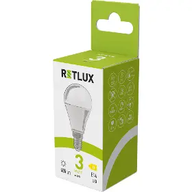 LED Mini Globe - Retlux RLL 679 LED žiarovka G45 E14 CW - 3