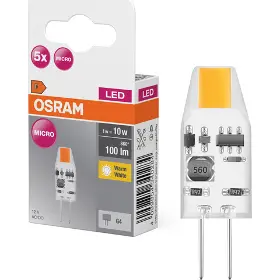 LED špeciál - Osram LED BASE SPECIAL PIN MICRO Clear 10 non-dim 1W/827 G4 - 3