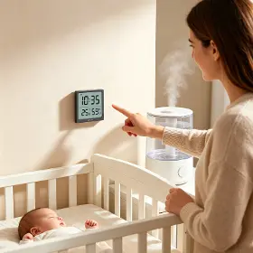 Teploměr s měřením vlhkosti - Sencor SWS 1400 - 21