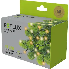 Vianočné osvetlenie - Retlux RXL 516 Vianočný reťazec 50 LED - 7