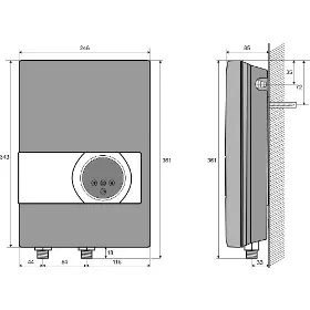 Ohrievač vody - Hakl 3F-M 4-12kW - 4